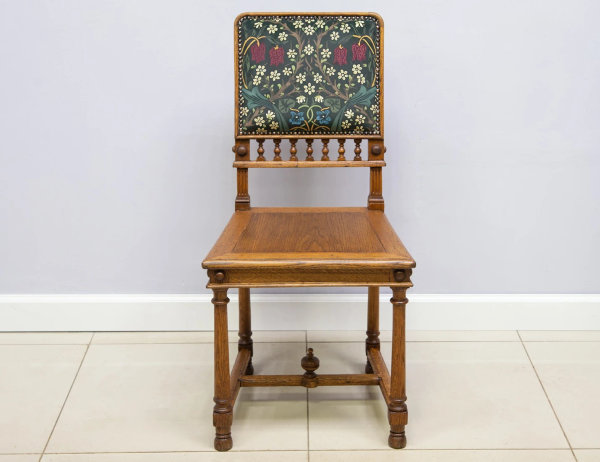 Реставрация антикварного дубового стула