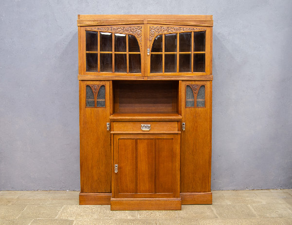 Реставрация дубового буфета в стиле модерн