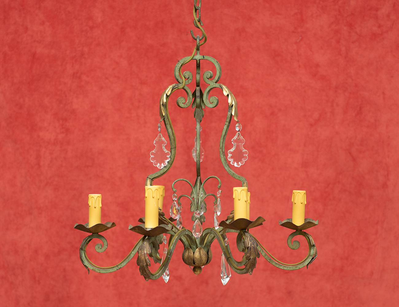 Аутентичная прованская люстра на 6 свечей