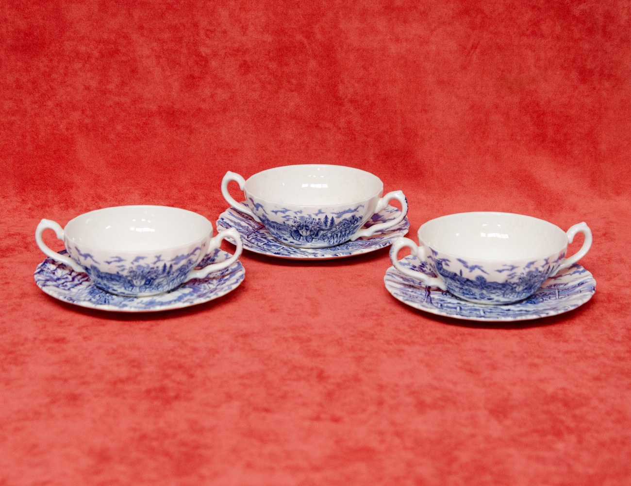 Фарфоровые тарелки для супа Myott, Son & Co