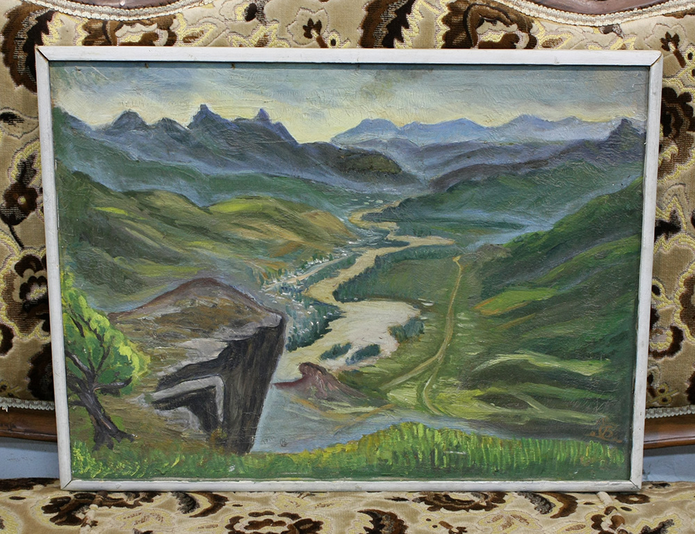 Пейзаж Долина 59х44