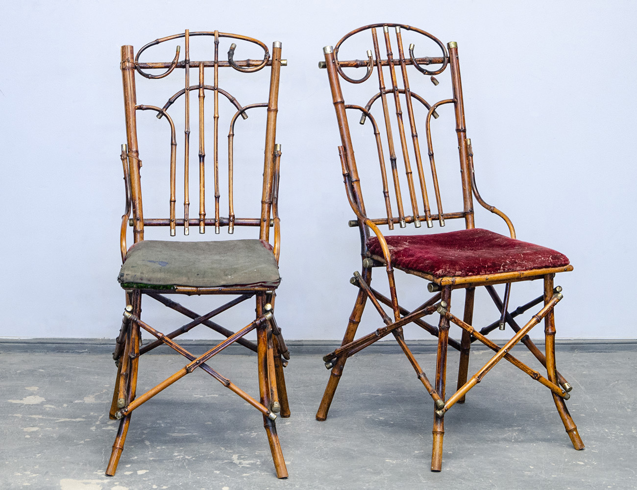 Антикварные бамбуковые кресла