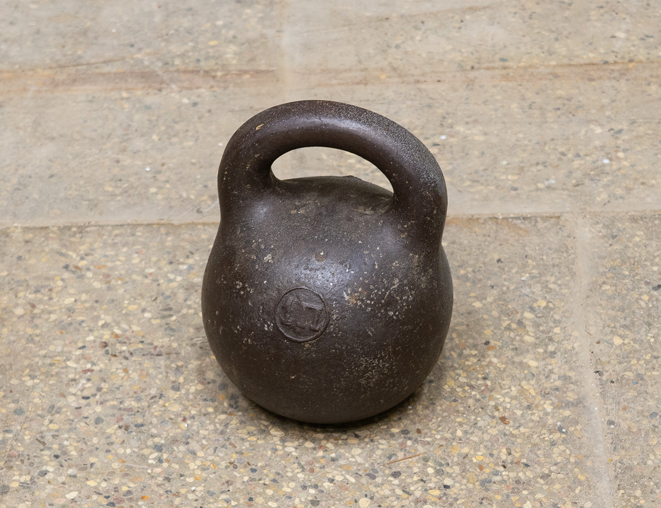 Старинная пудовая гиря