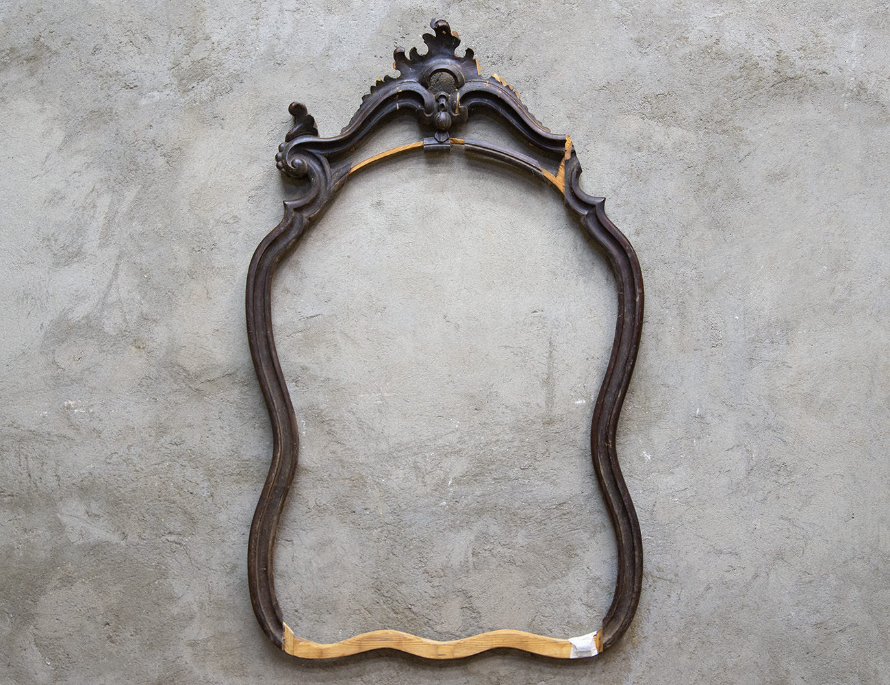 Старинная рама от зеркала псише