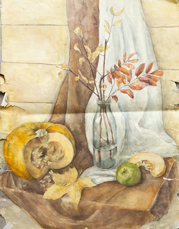 Натюрморт с тыквой