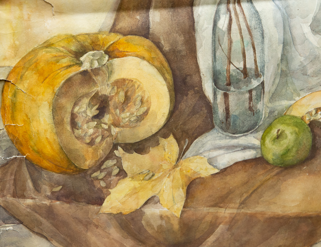 Натюрморт с тыквой
