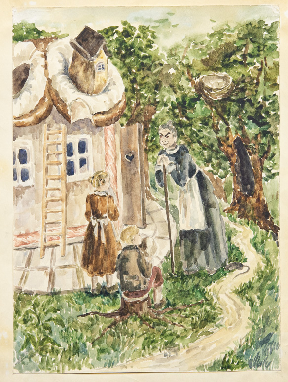 Иллюстрация к сказке Гензель и Гретель