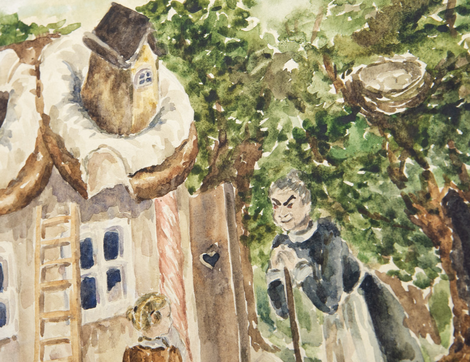 Иллюстрация к сказке Гензель и Гретель