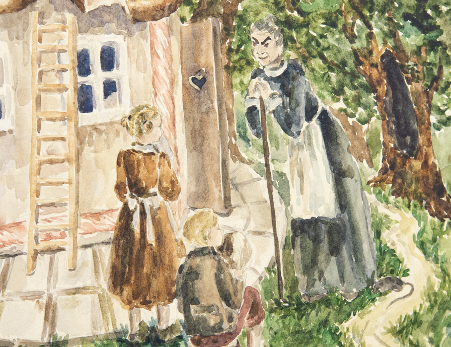 Иллюстрация к сказке Гензель и Гретель