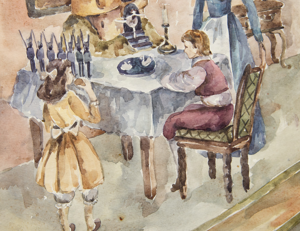 Иллюстрация к сказке Стойкий оловянный солдатик