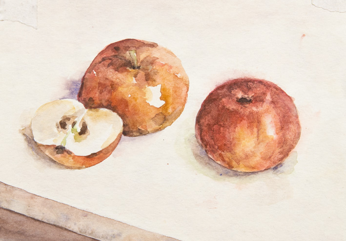 Этюд Яблоки