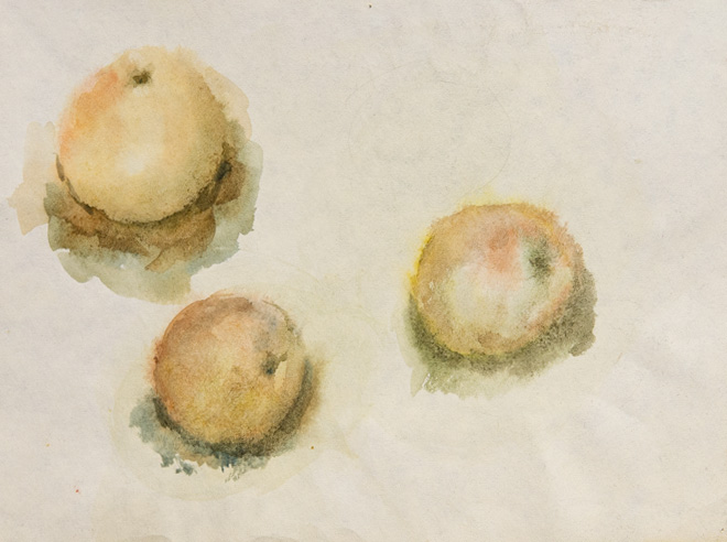 Этюд Яблоки