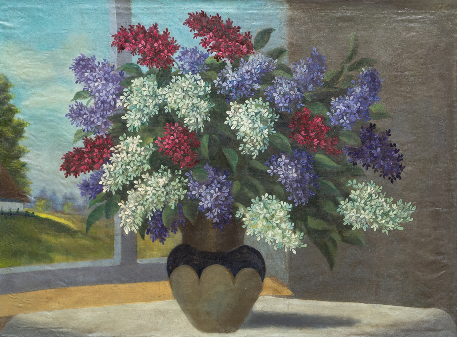 Натюрморт Сирень (после реставрации)