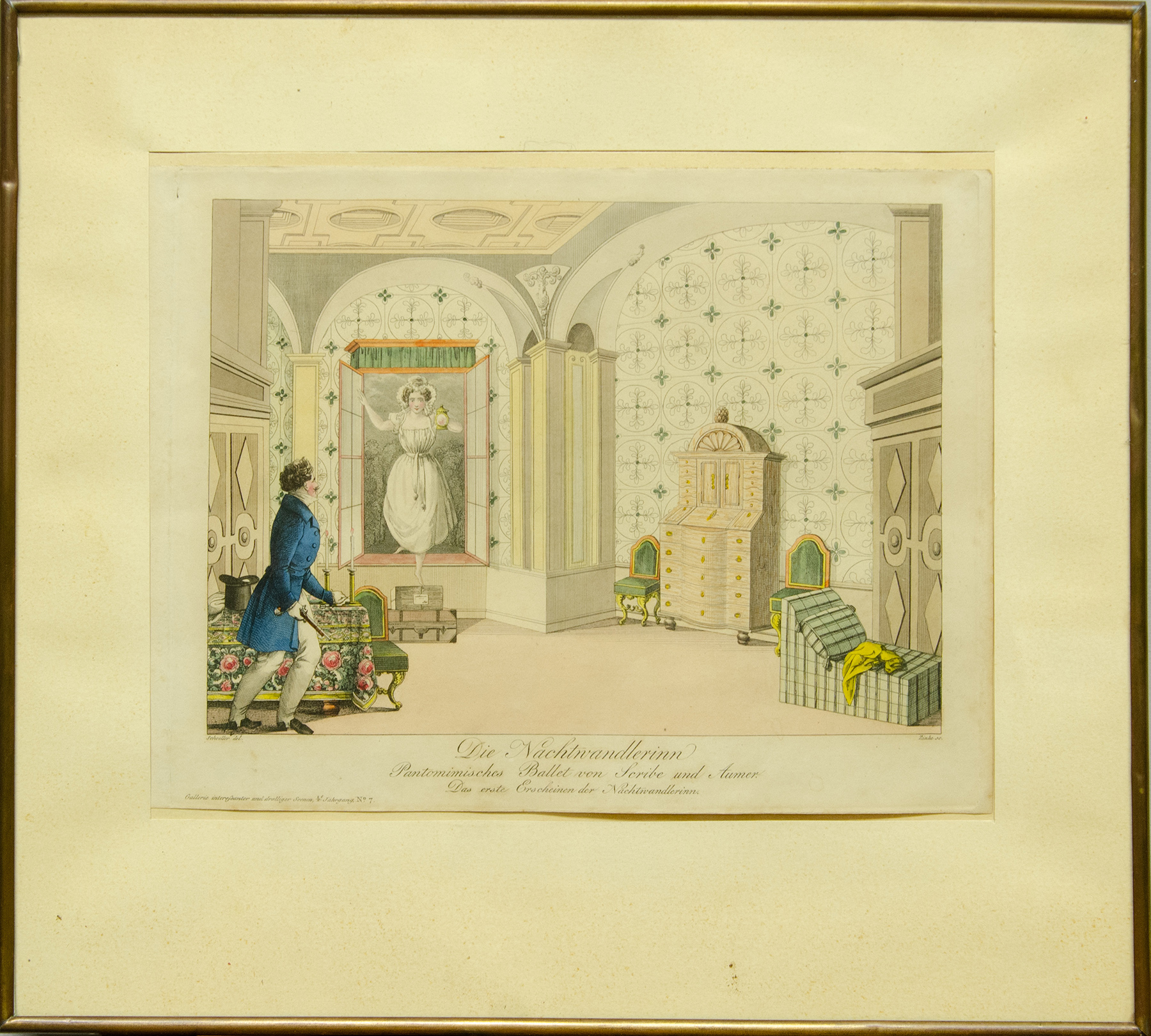 Литография Сомнамбула