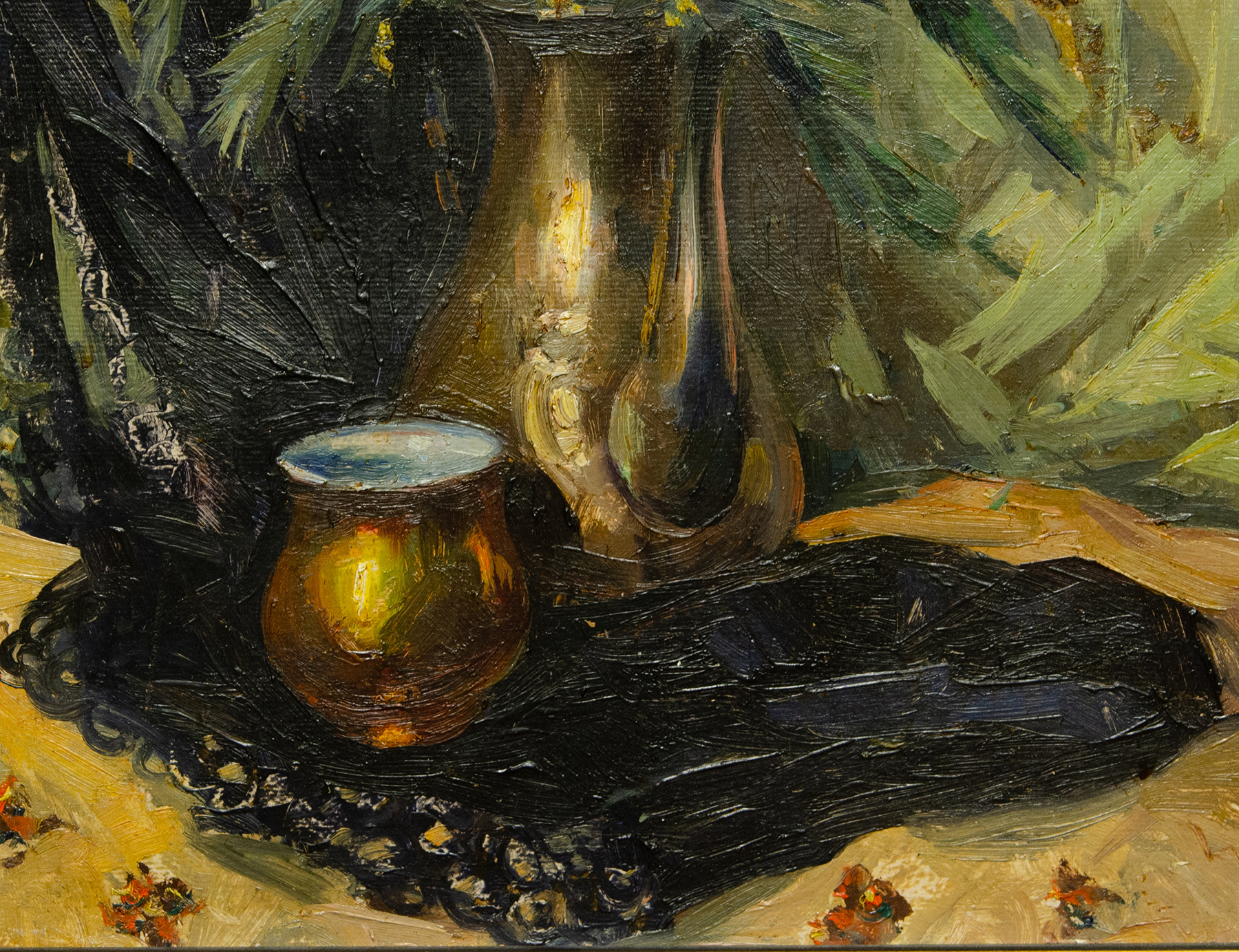 Натюрморт с мимозой 