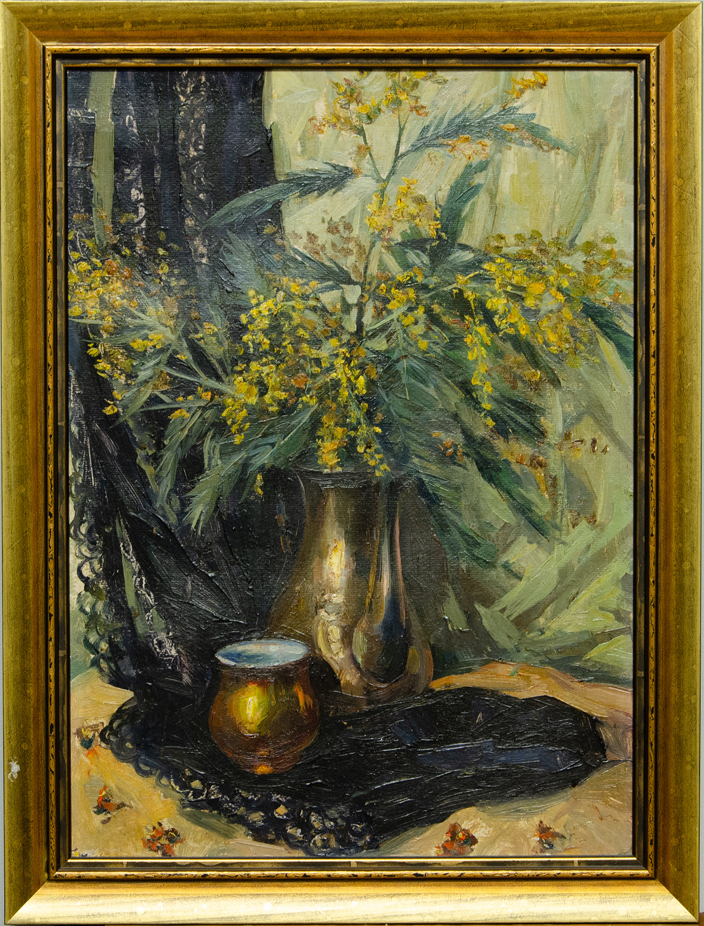 Натюрморт с мимозой 