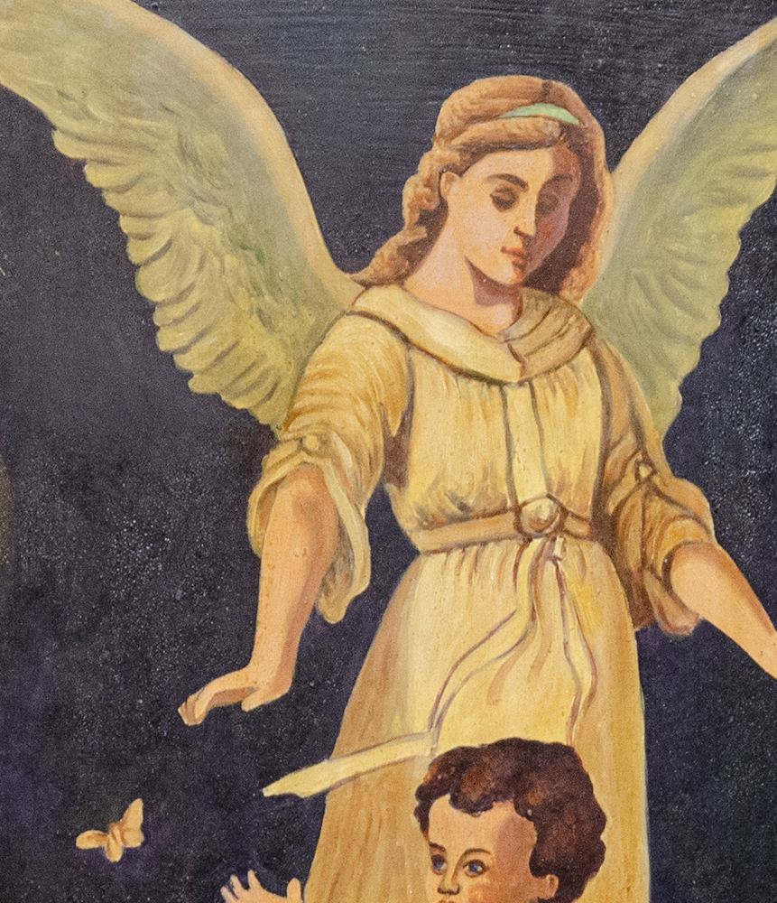 Ангел с детьми, 1990