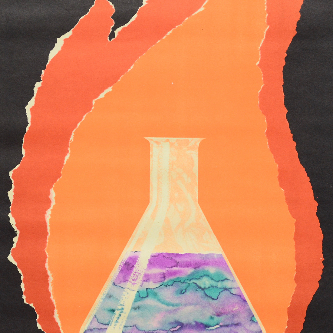 Винтажный плакат - Ядовитые вещества