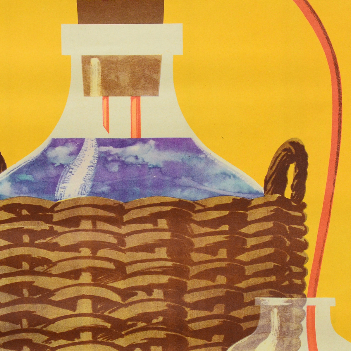 Винтажный плакат - Ядовитые вещества