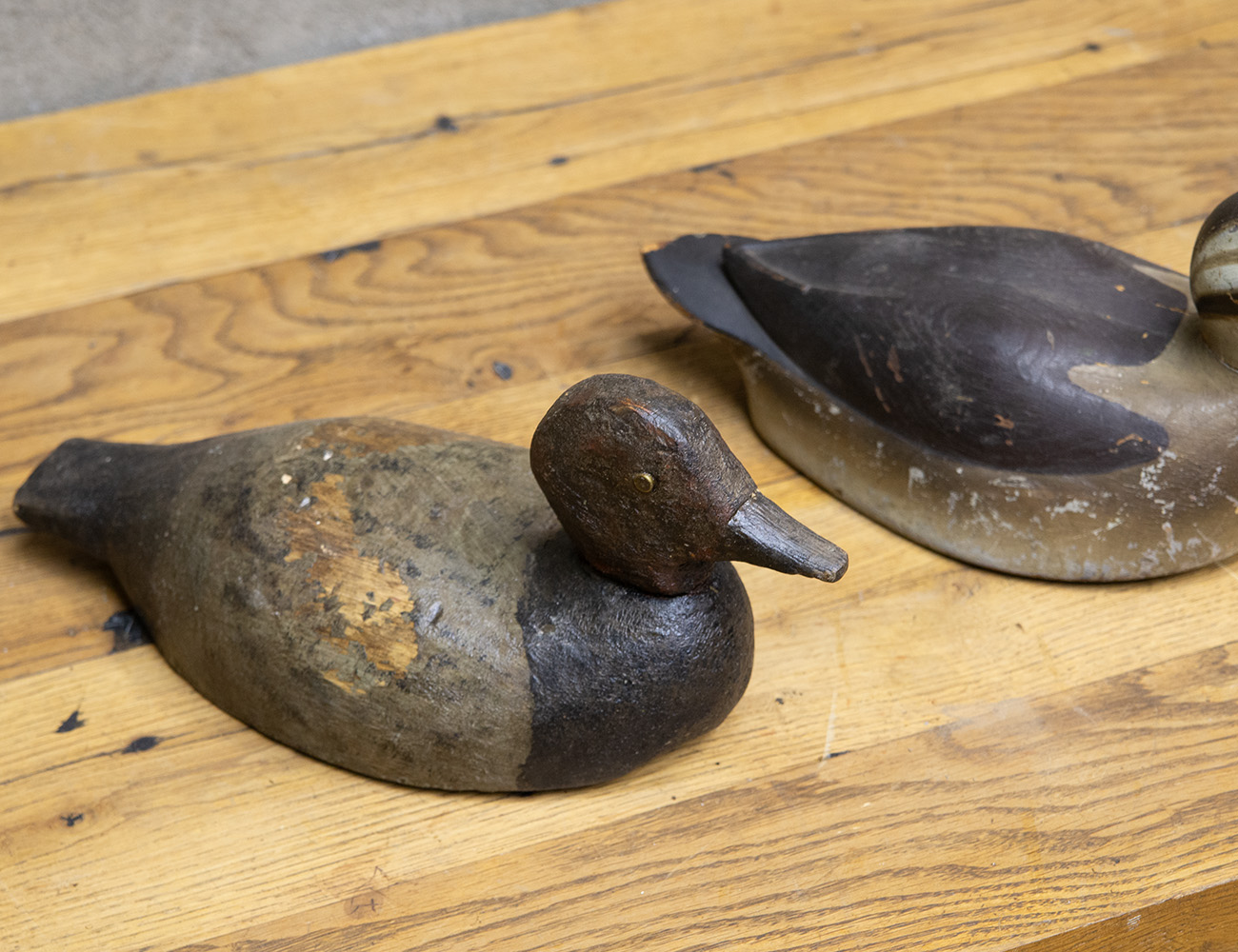 Винтажная охотничья подсадная утка