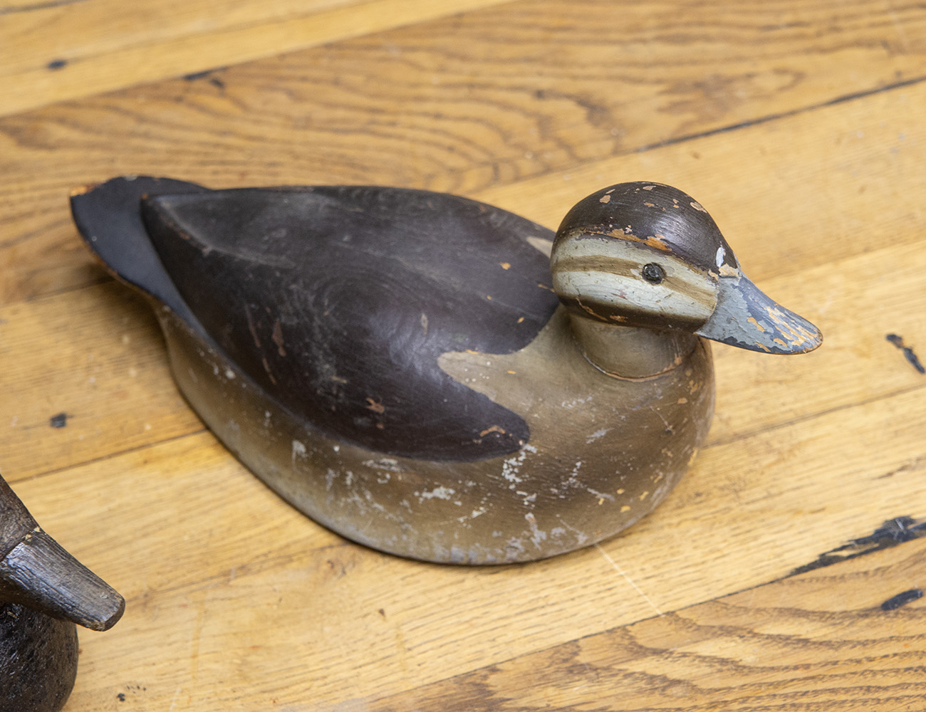 Винтажная охотничья подсадная утка