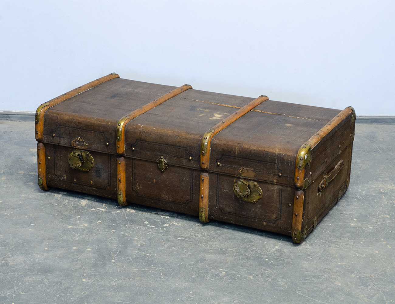 Старинный дорожный кофр Rudolf Tams