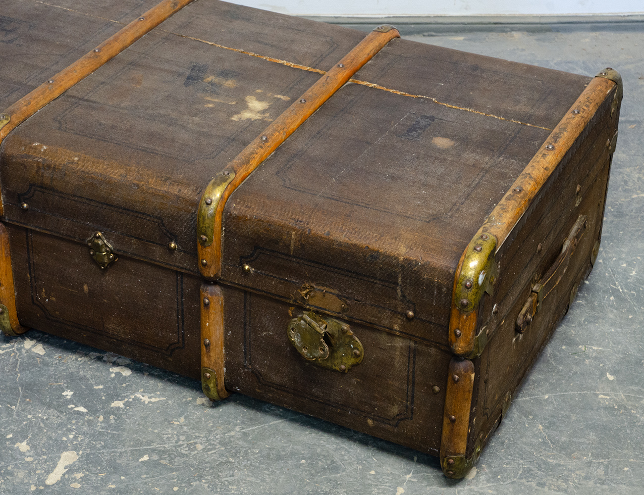 Старинный дорожный кофр Rudolf Tams