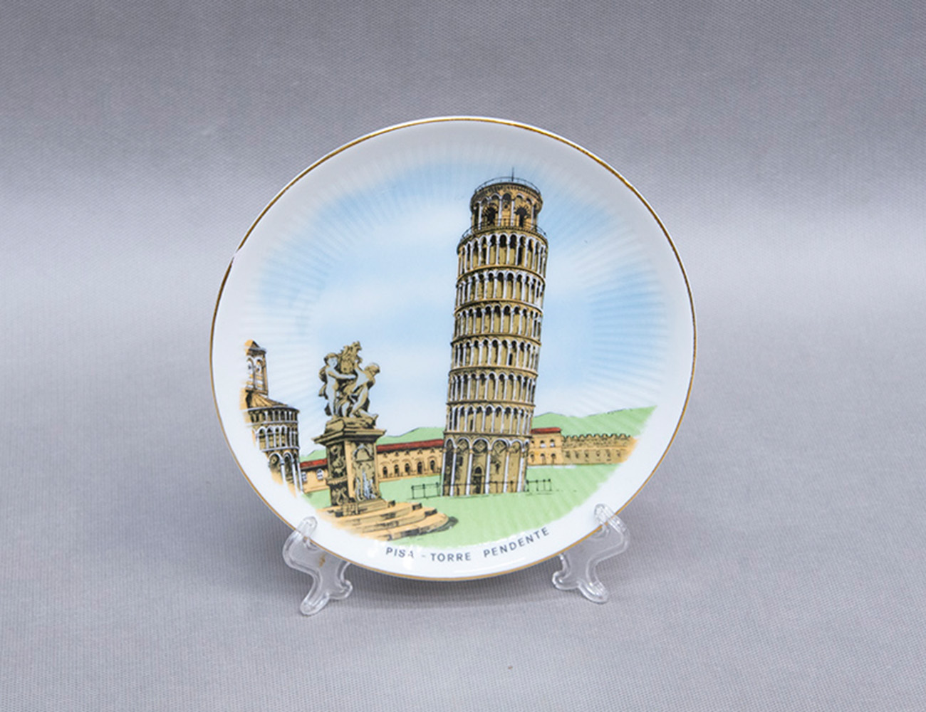 Декоративная тарелка Пизанская башня