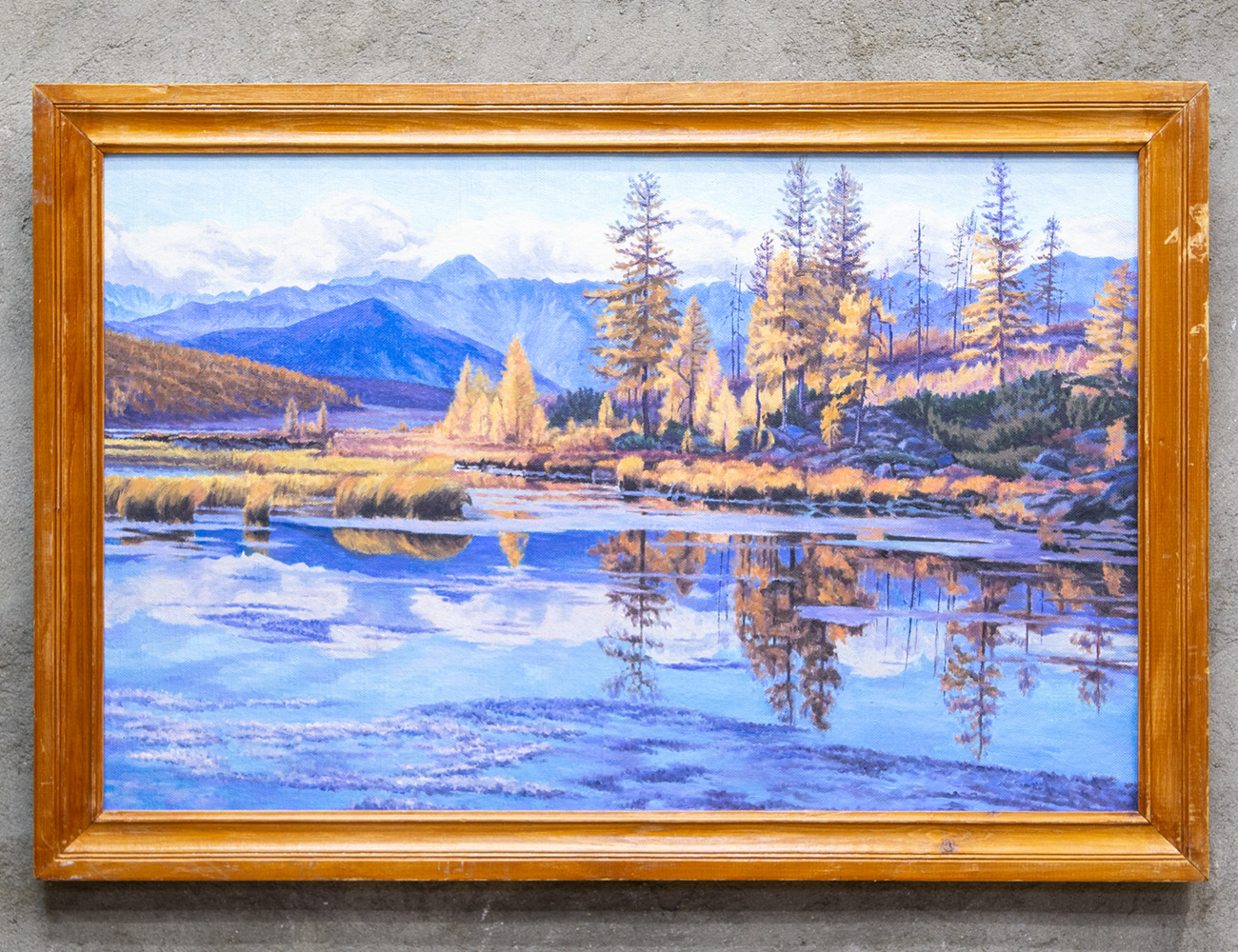 Пейзаж на холсте