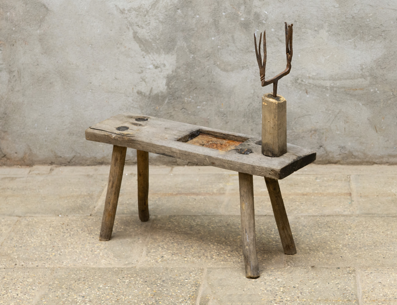 Старинный деревенский светец