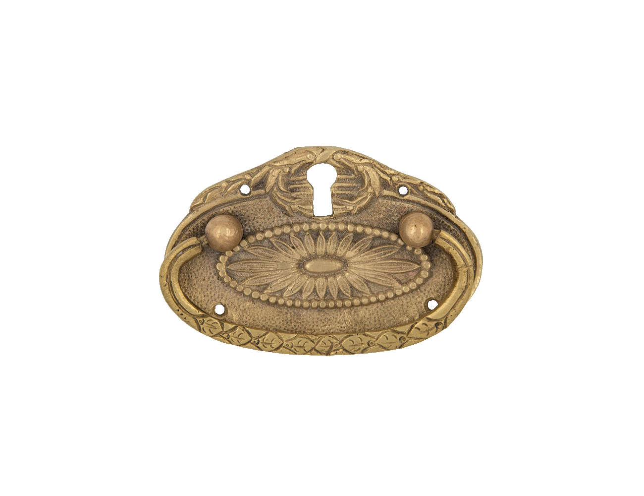 Латунная ручка