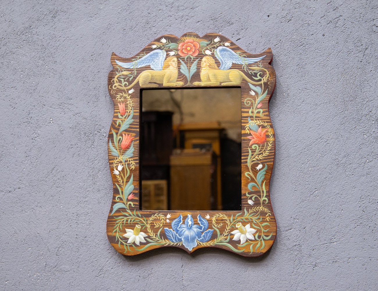 Зеркало с росписью Сон Изиды