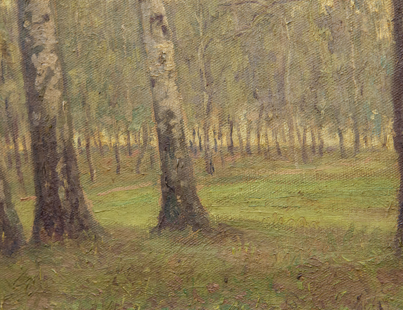 Пейзаж с берёзами, Горохов Г.С.