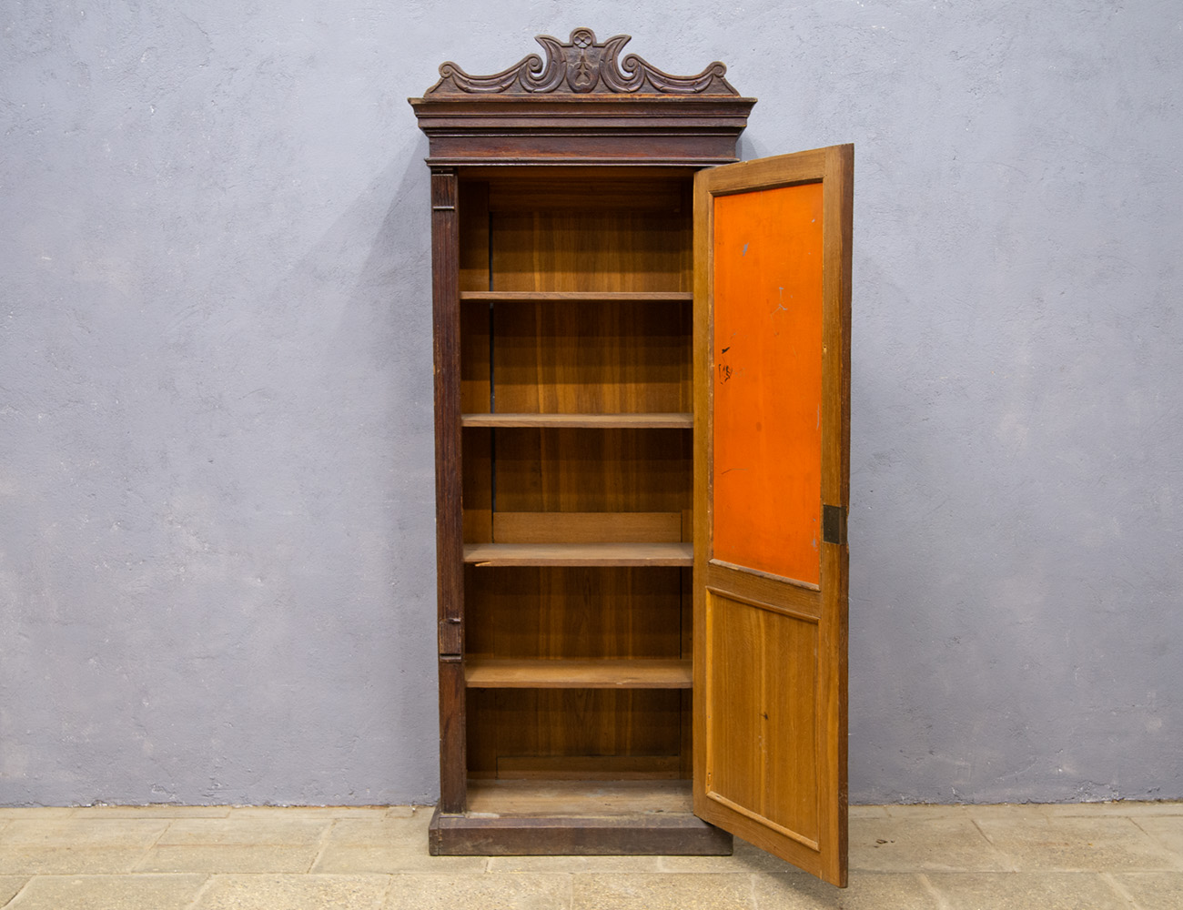 Старинный кабинетный шкаф 19 века