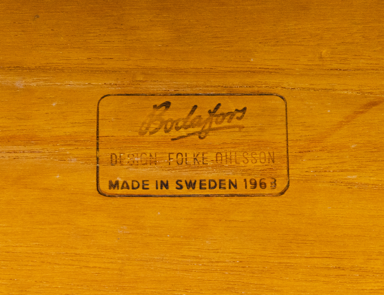 Винтажный журнальный столик, Швеция 1963г