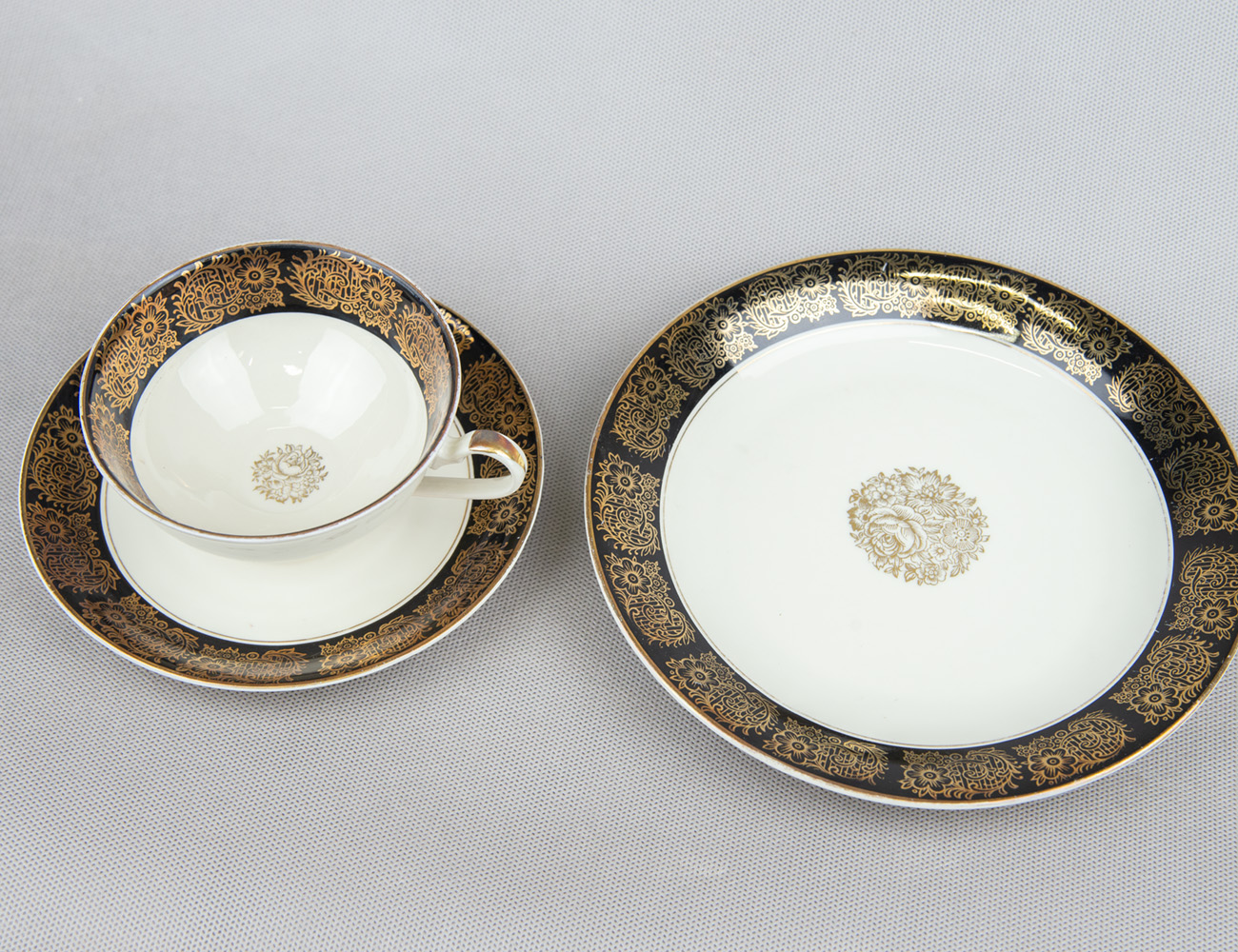 Чайная пара с десертной тарелкой, Schlottenhof