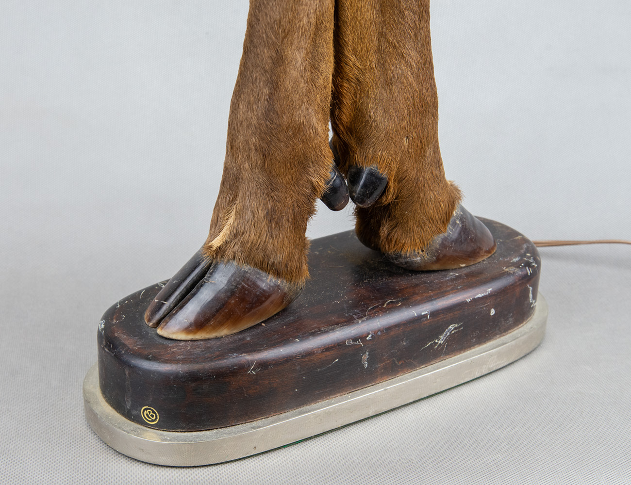 Крафтовое основание для настольной лампы