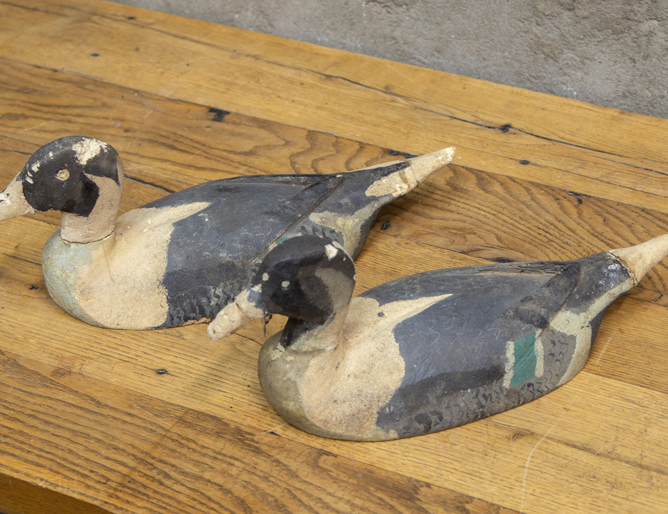 Винтажные охотничьи подсадные утки