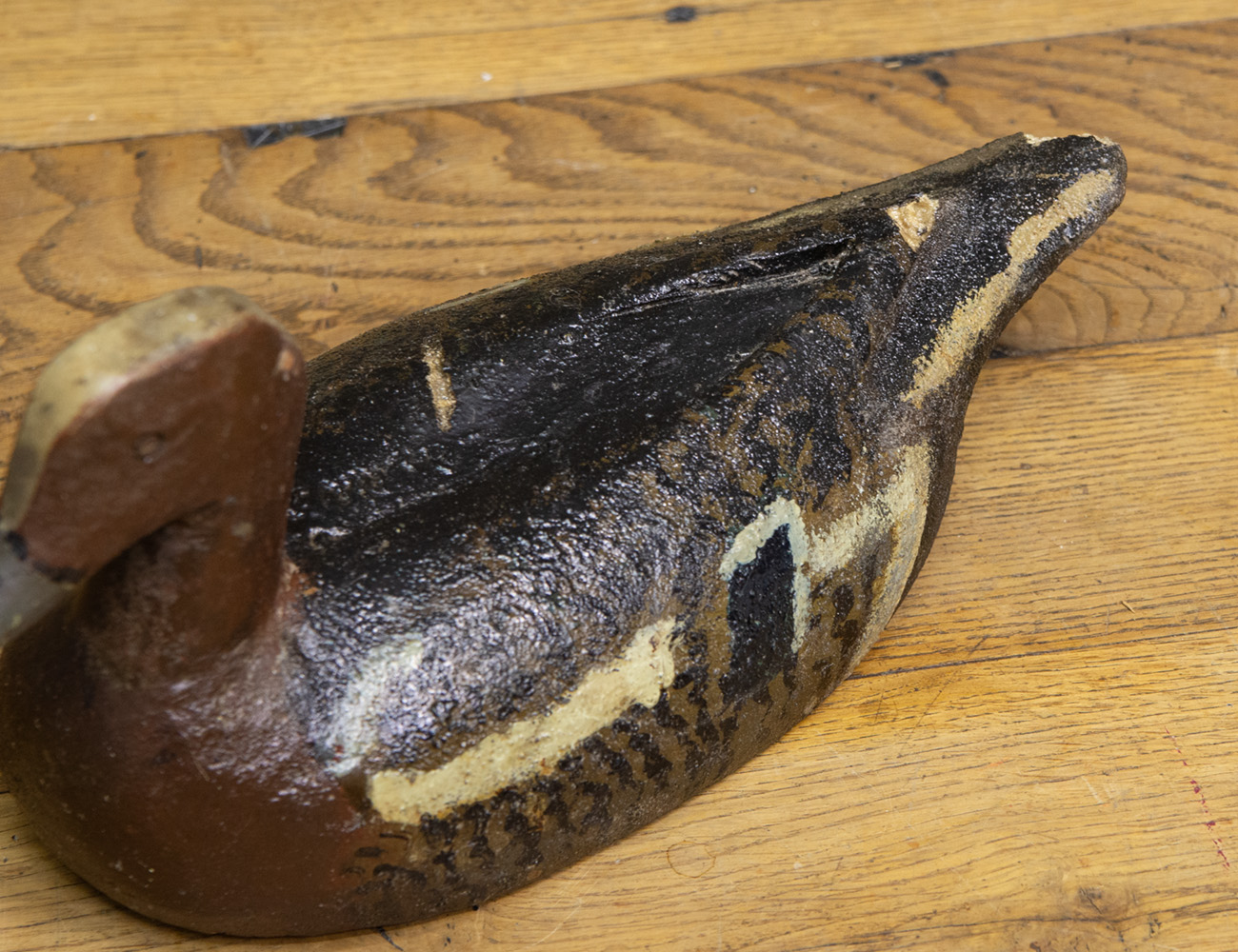 Винтажная охотничья подсадная утка