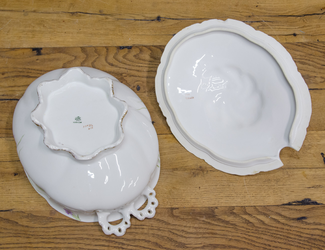 Антикварная фарфоровая супница, Rosenthal