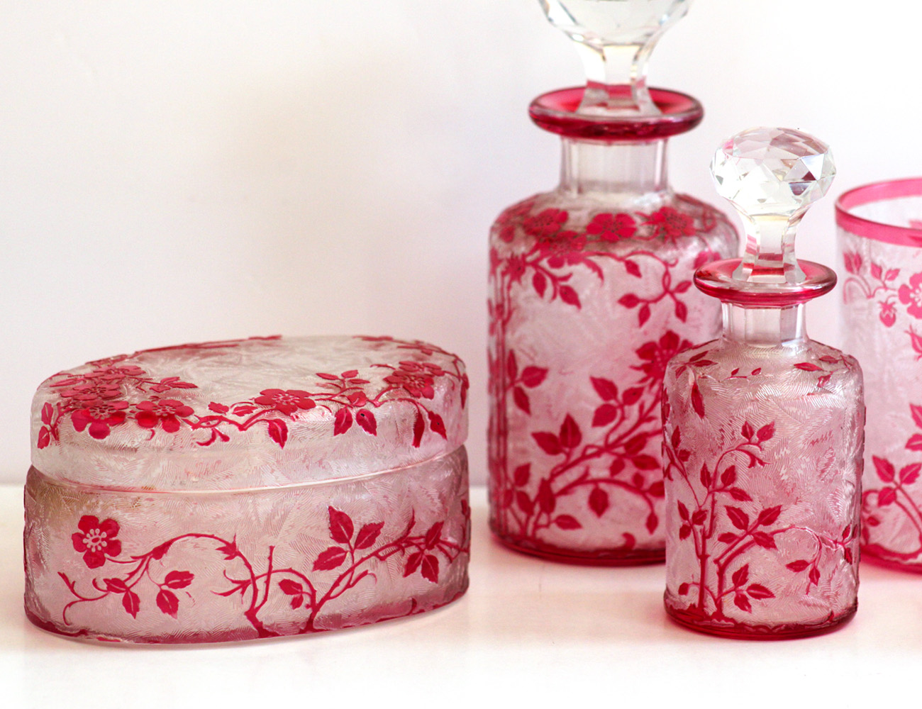 Старинный набор для туалетного столика, Baccarat