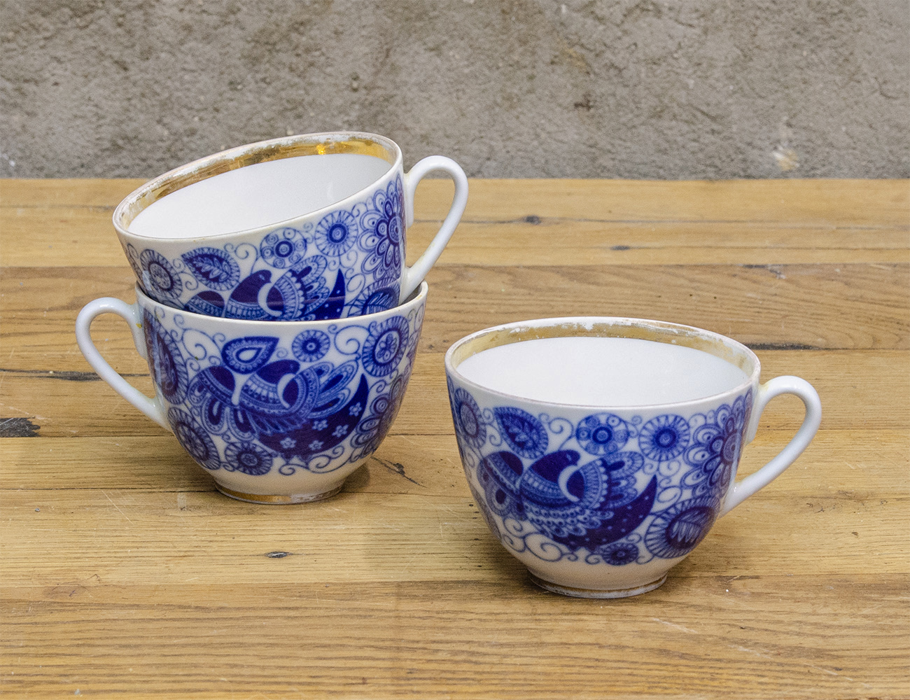 Чайные чашки, ЛФЗ Жар-птица