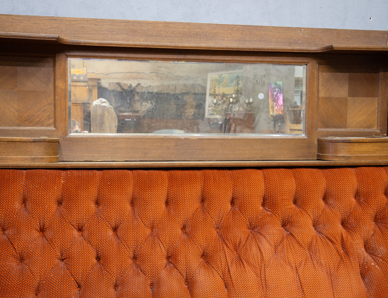 Старинный дубовый кабинетный диван