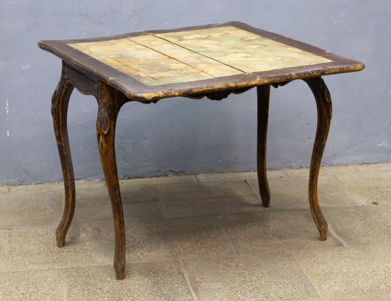 Старинный ломберный столик 19 века