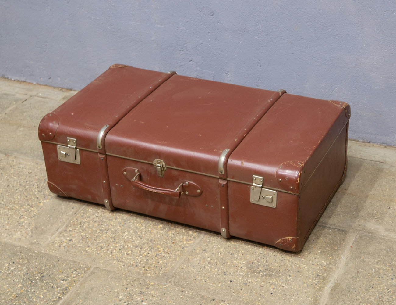 Старинный дорожный чемодан ГДР