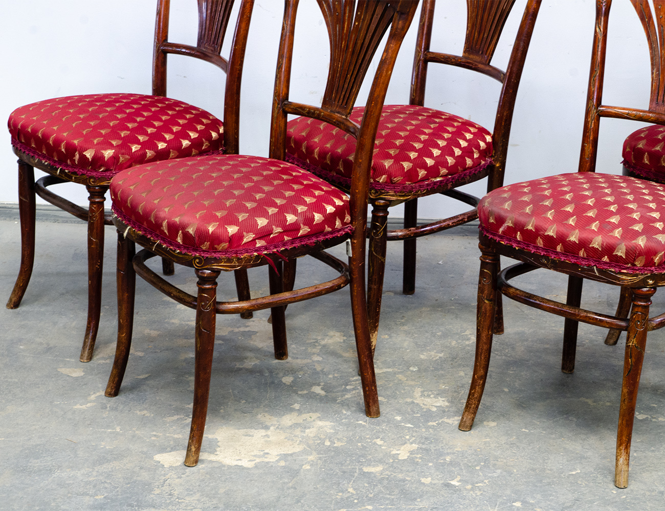 Антикварные венские стулья №221, Тонет