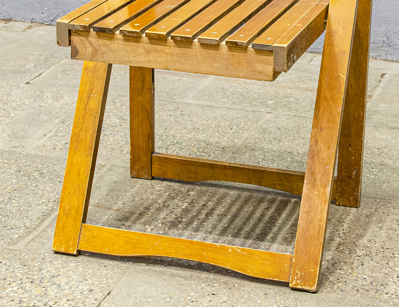 Винтажный складной стул