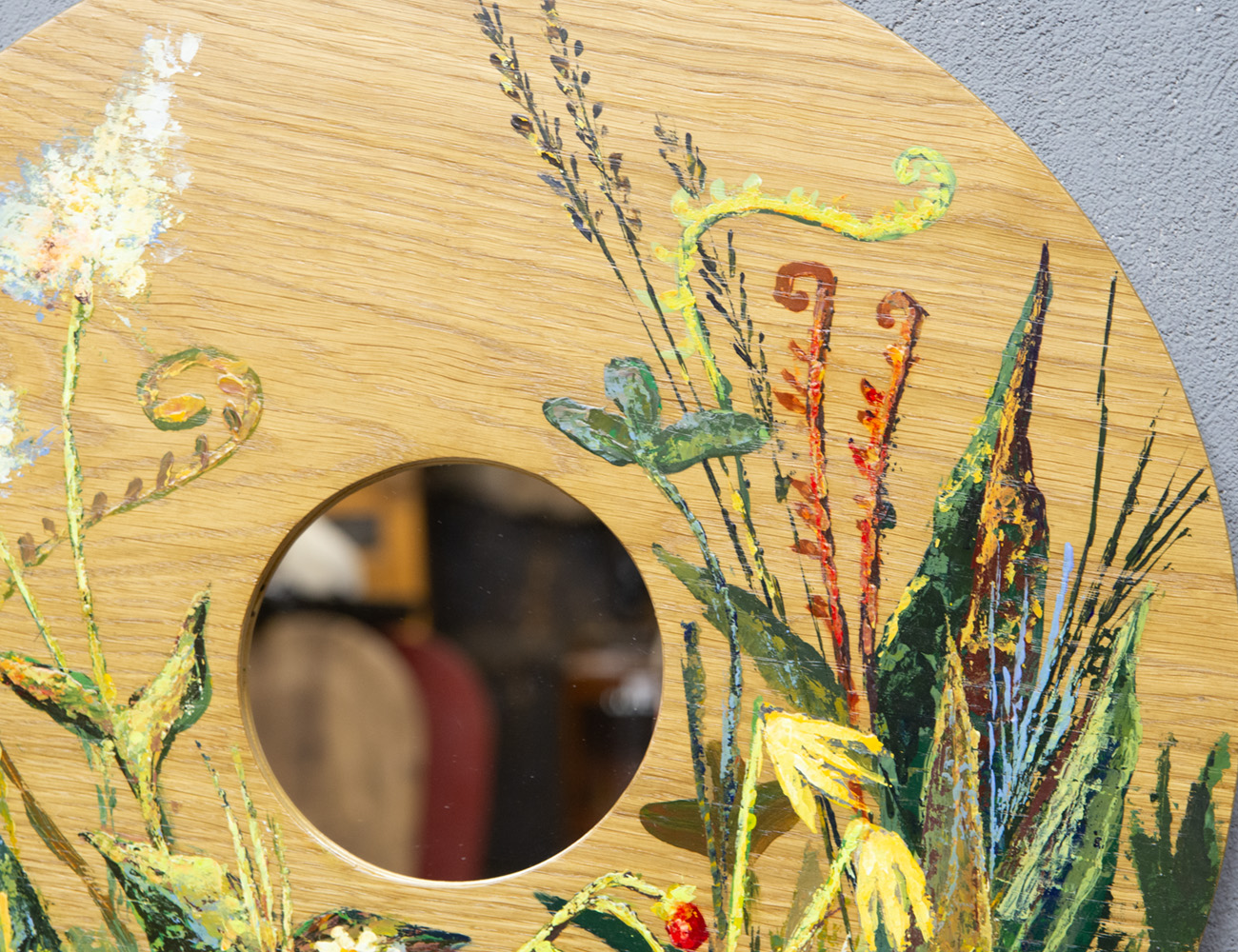 Зеркало с росписью