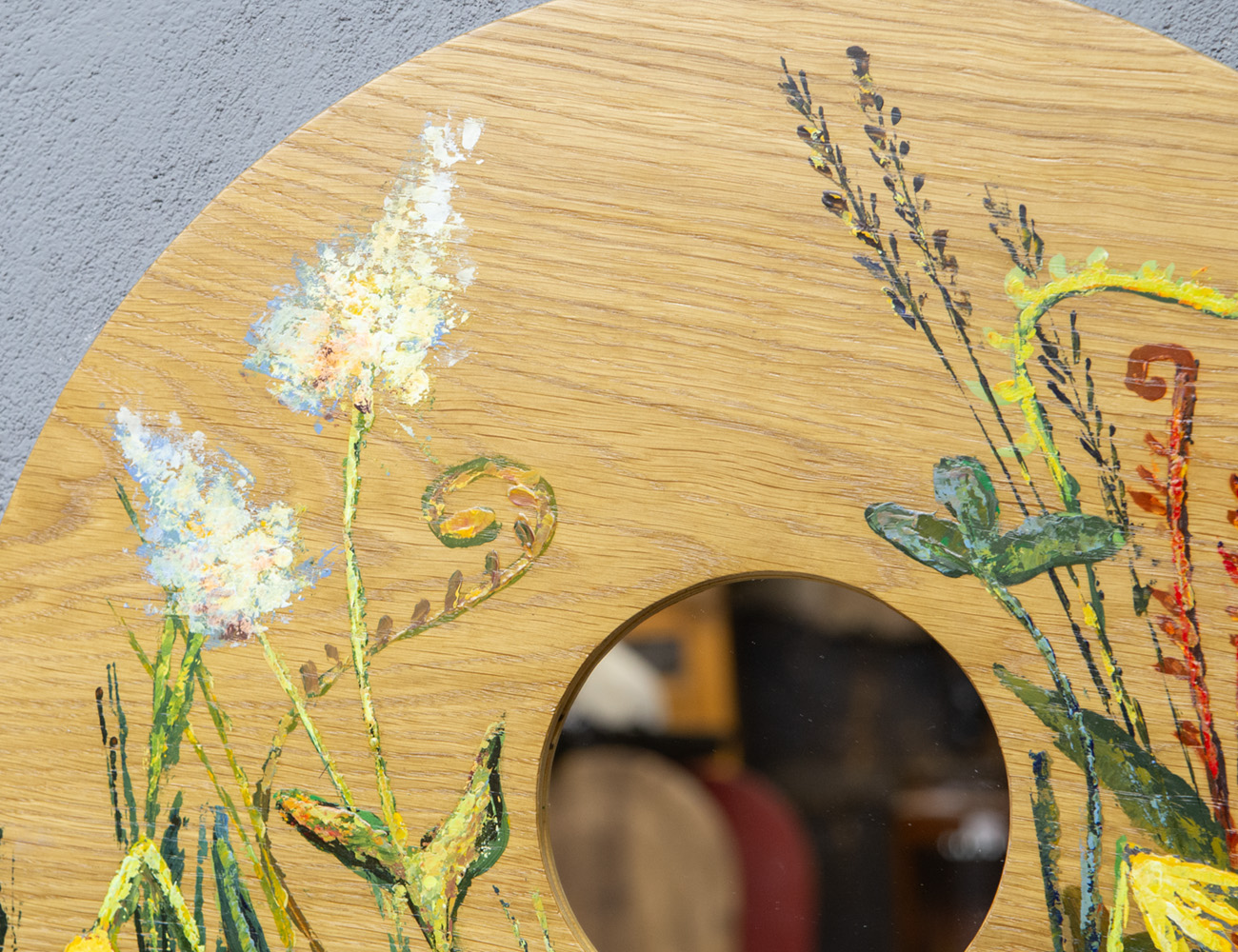 Зеркало с росписью