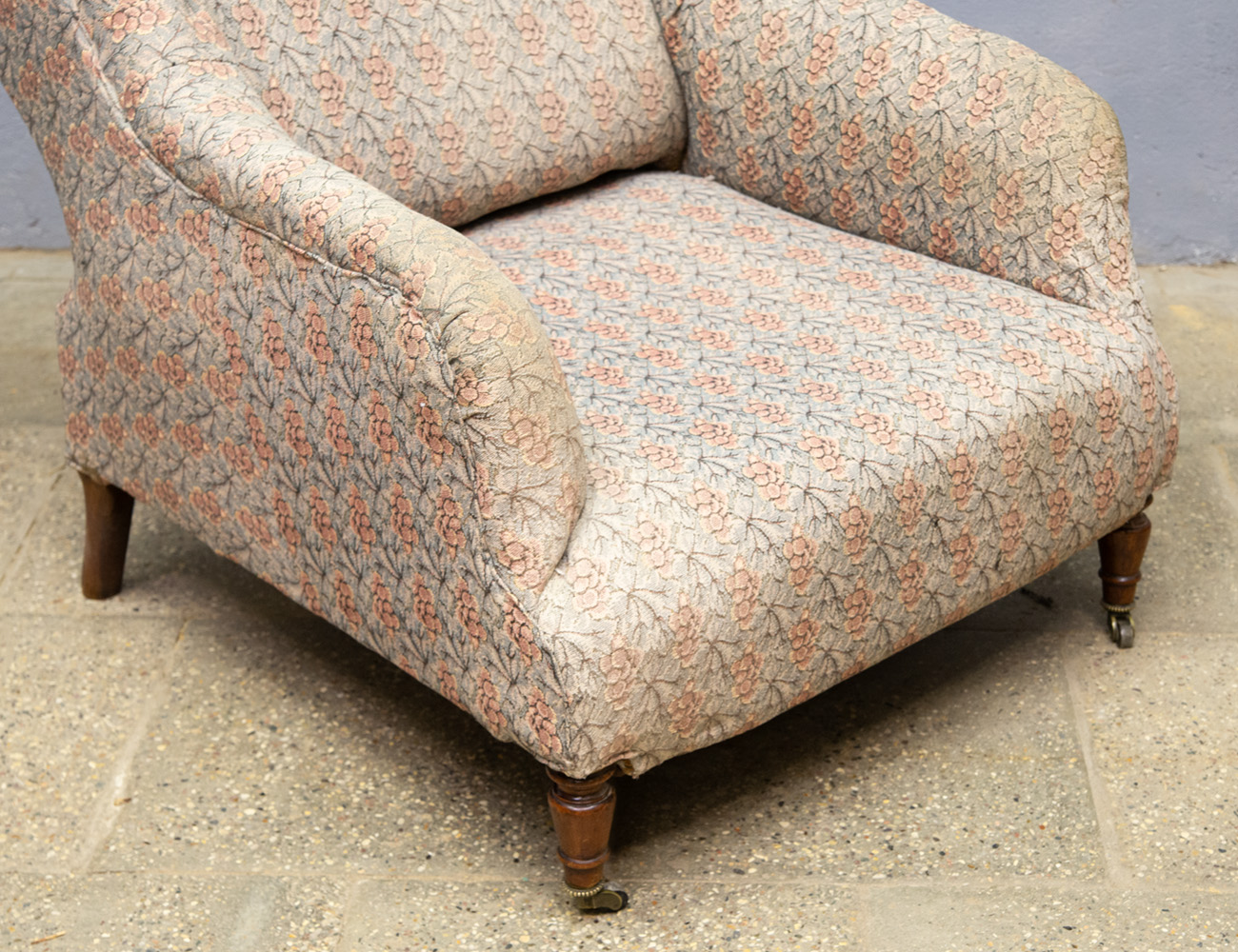 Антикварное кутаное кресло, 19 века